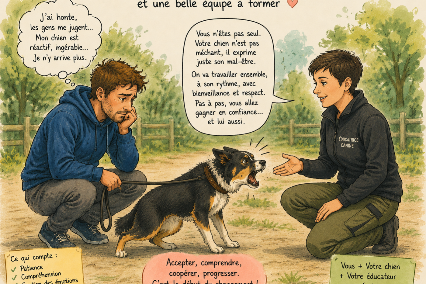 J’ai honte de mon chien